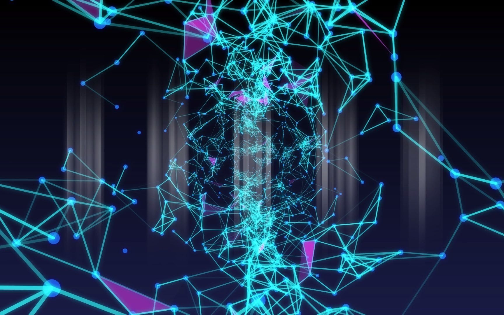 ae点线面粒子插件plexus做出的效果科技感十足,适合片头镜头制作.