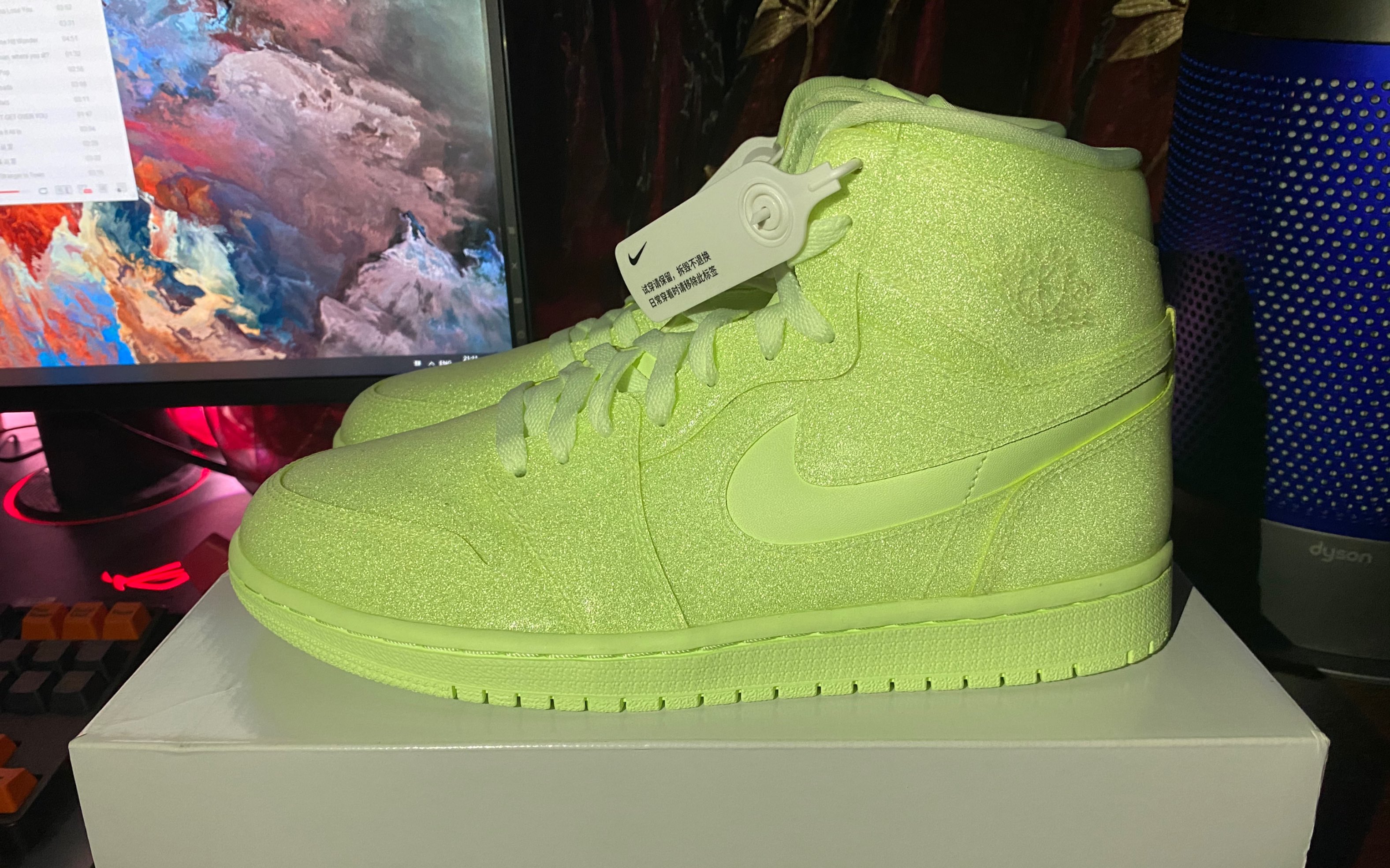 【新鞋入库】aj1 荧光绿