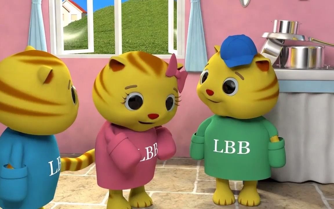 [图]英文押韵童谣55分钟 Three Little Kittens