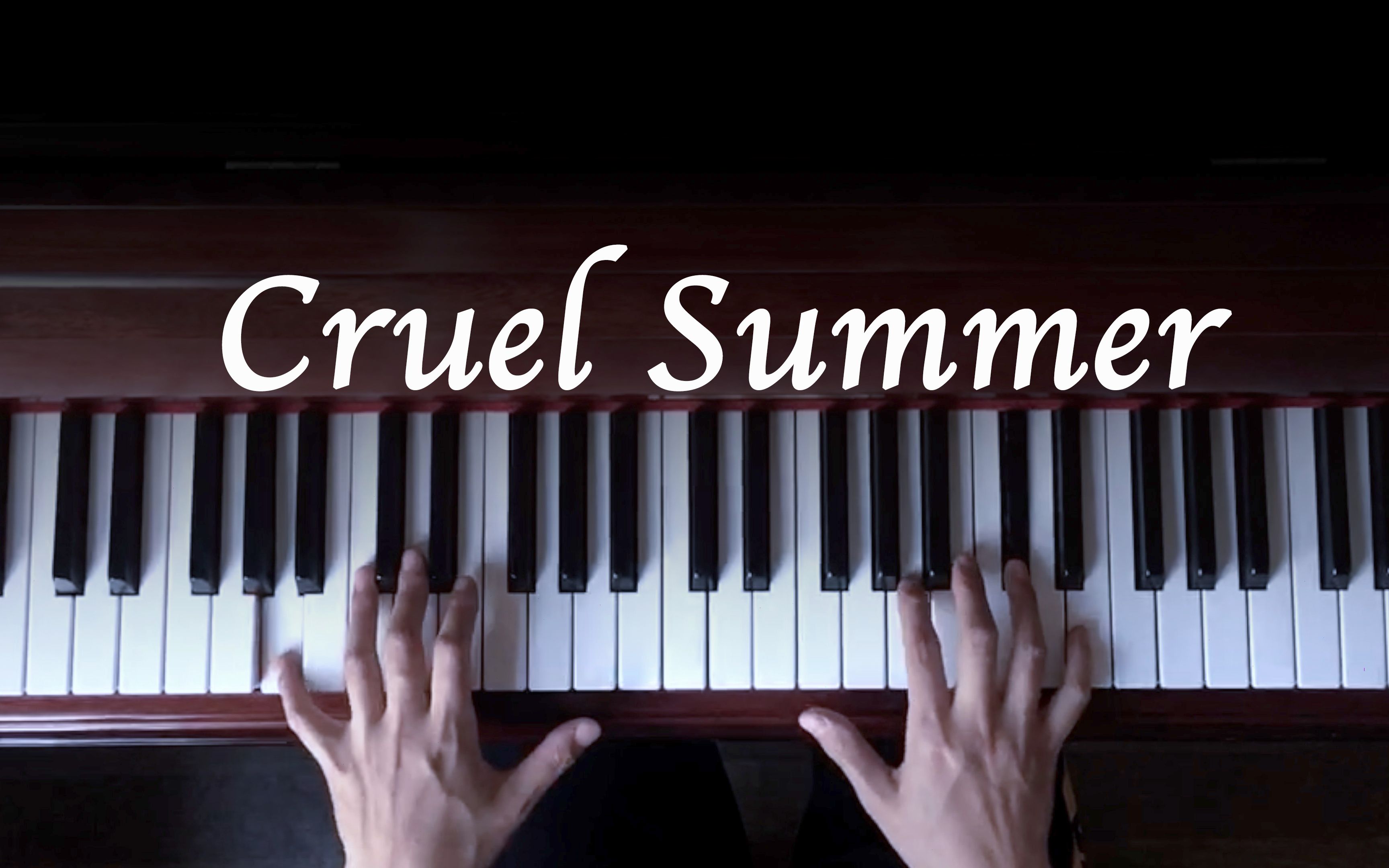 cruelsummer钢琴图片