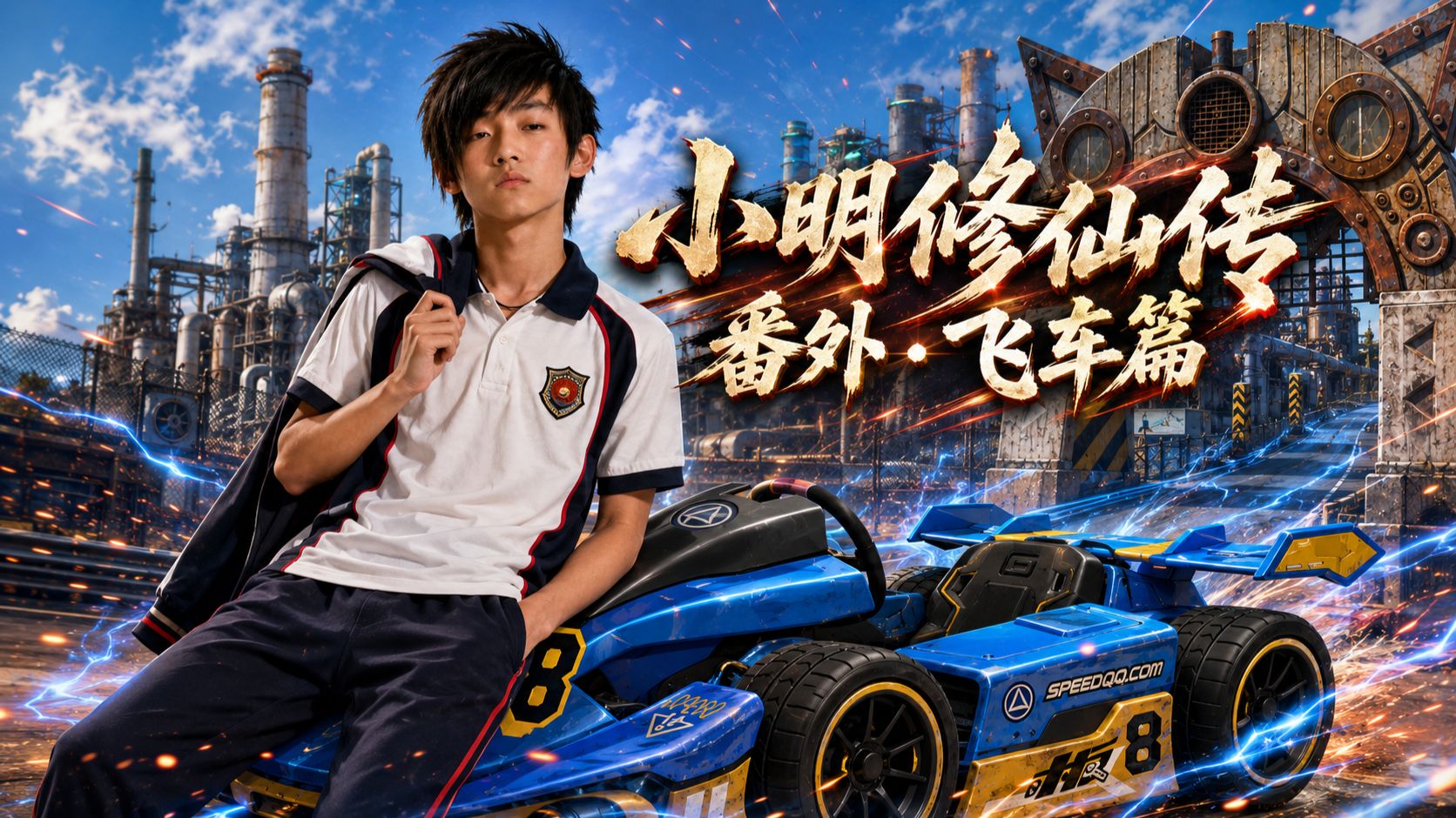 葬爱内战！叶良辰大战赵日天【小明修仙传番外·飞车篇】
