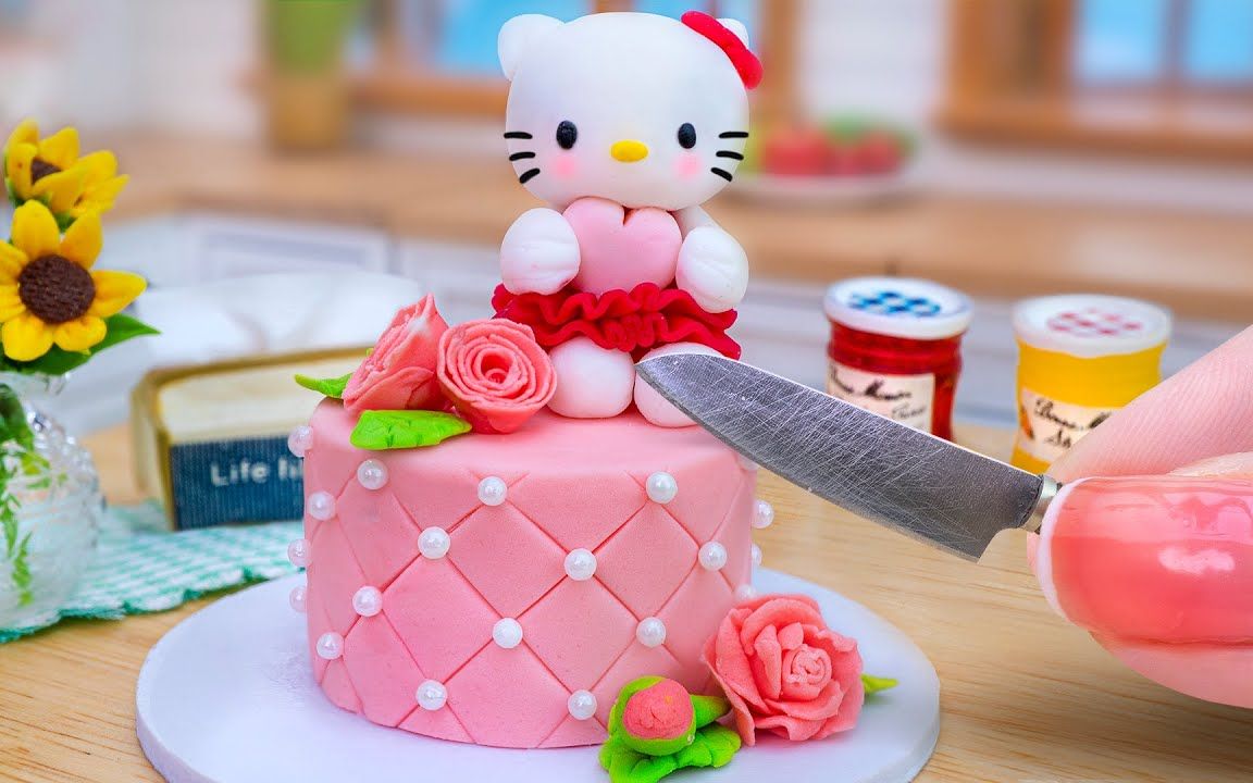 【迷你厨房】Hello Kitty 蛋糕哔哩哔哩bilibili