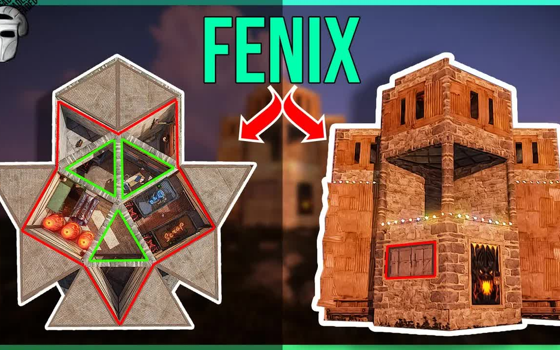 fenix│强大的独狼基地设计-rust_哔哩哔哩_bilibili