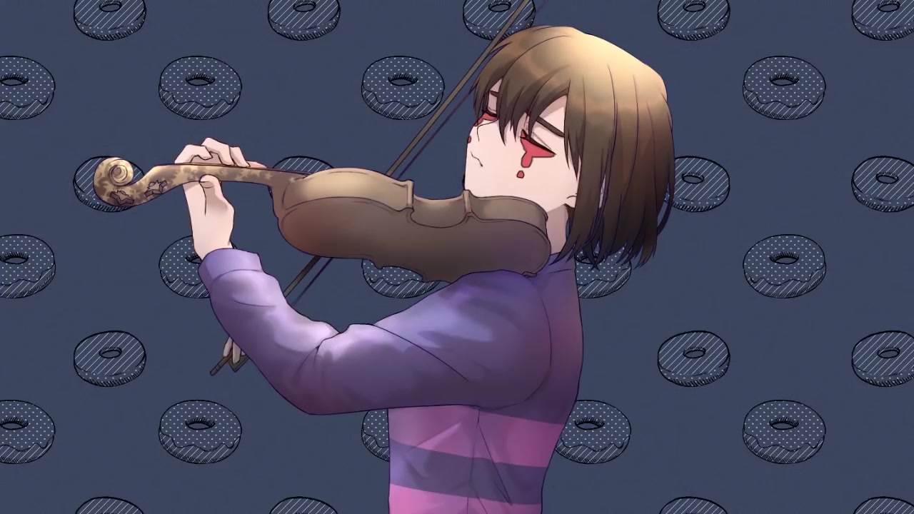 【undertale】chara x frisk - donut hole (作者:shangom )