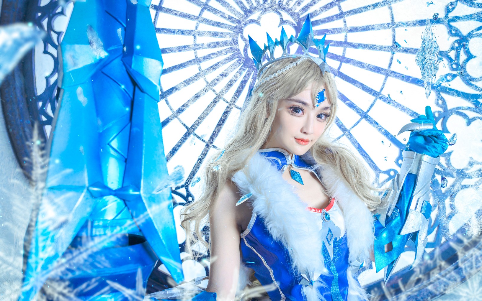 【yomiko】王者 雅典娜冰冠公主cos