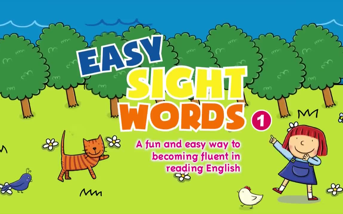 Easy Sight Words 1 简单视觉单词【少儿英语单词】哔哩哔哩bilibili