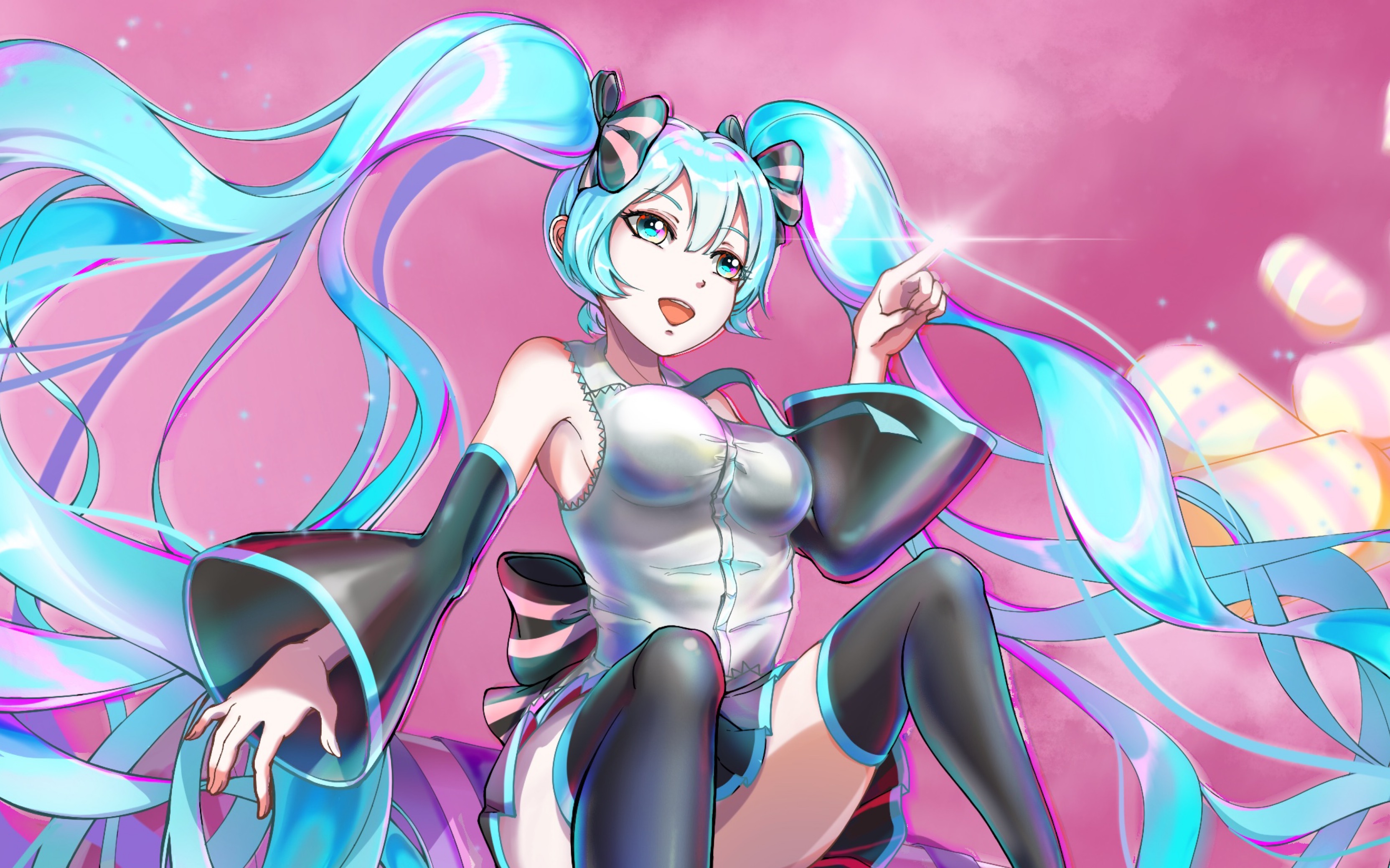 【procreate】云彩和棉花糖 初音未来同人绘画过程
