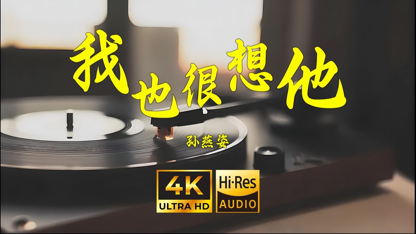 【4K Hi-Res】我也很想他-孙燕姿