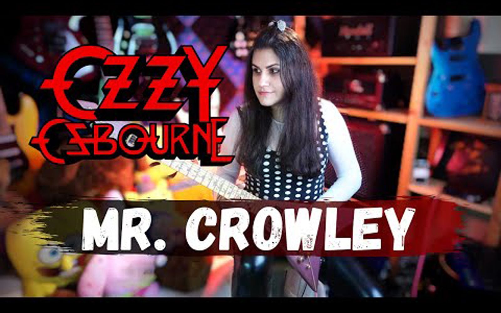 [图]【电吉他】Ozzy Osbourne - Mr Crowley (All Guitar Solos Cover Fingerpick)