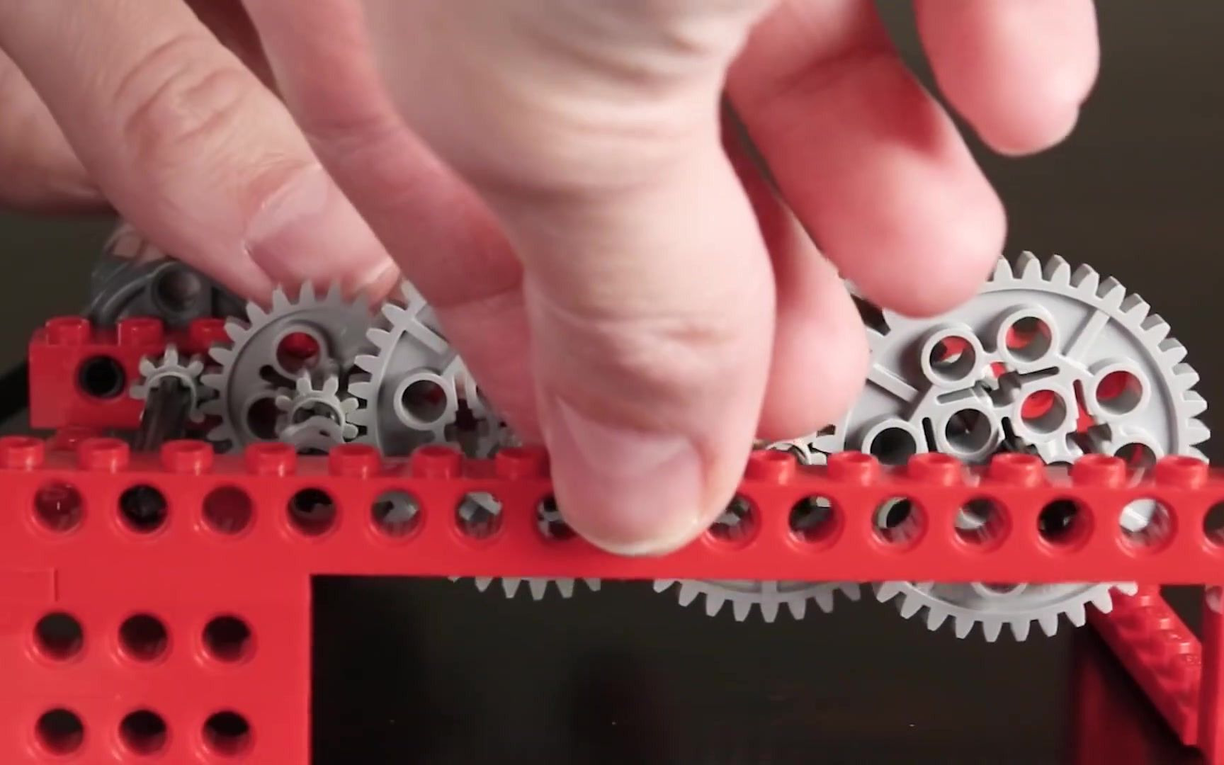 用乐高齿轮花式实现古戈尔级减速_哔哩哔哩_bilibili