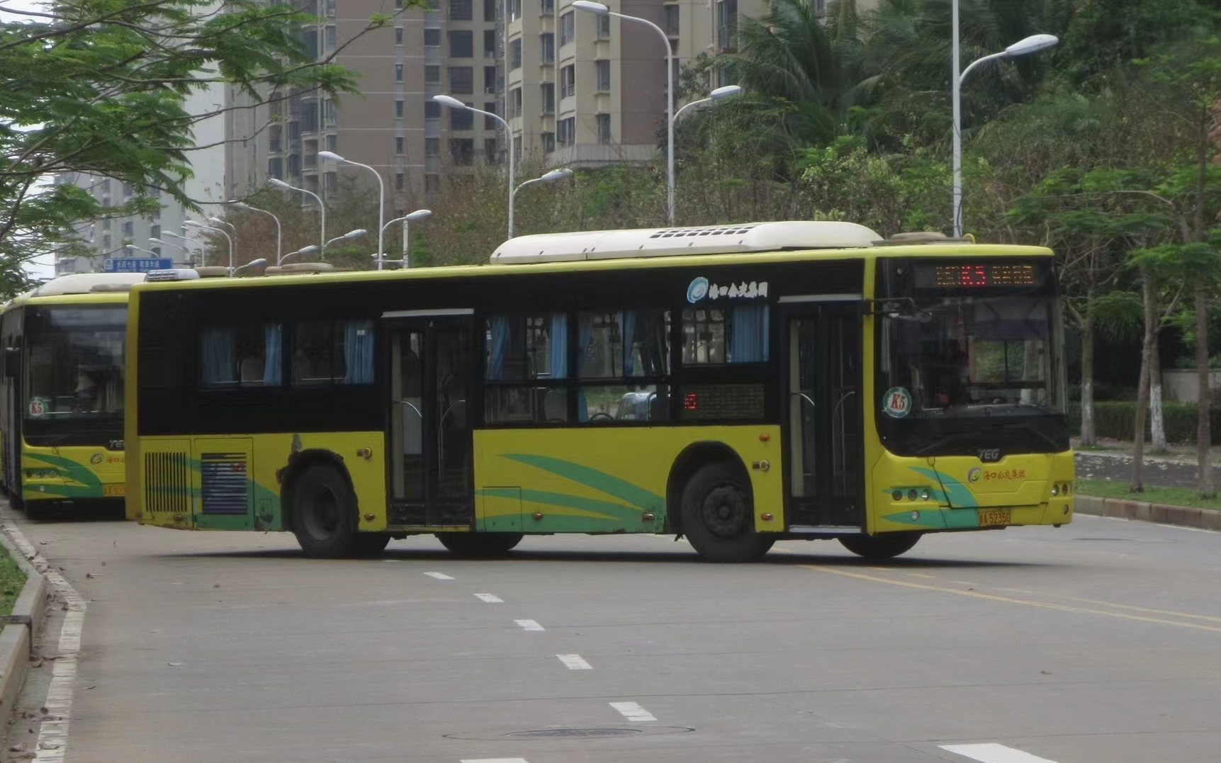 海口公交k5路 南车时代teg6129ehev02(第二批)