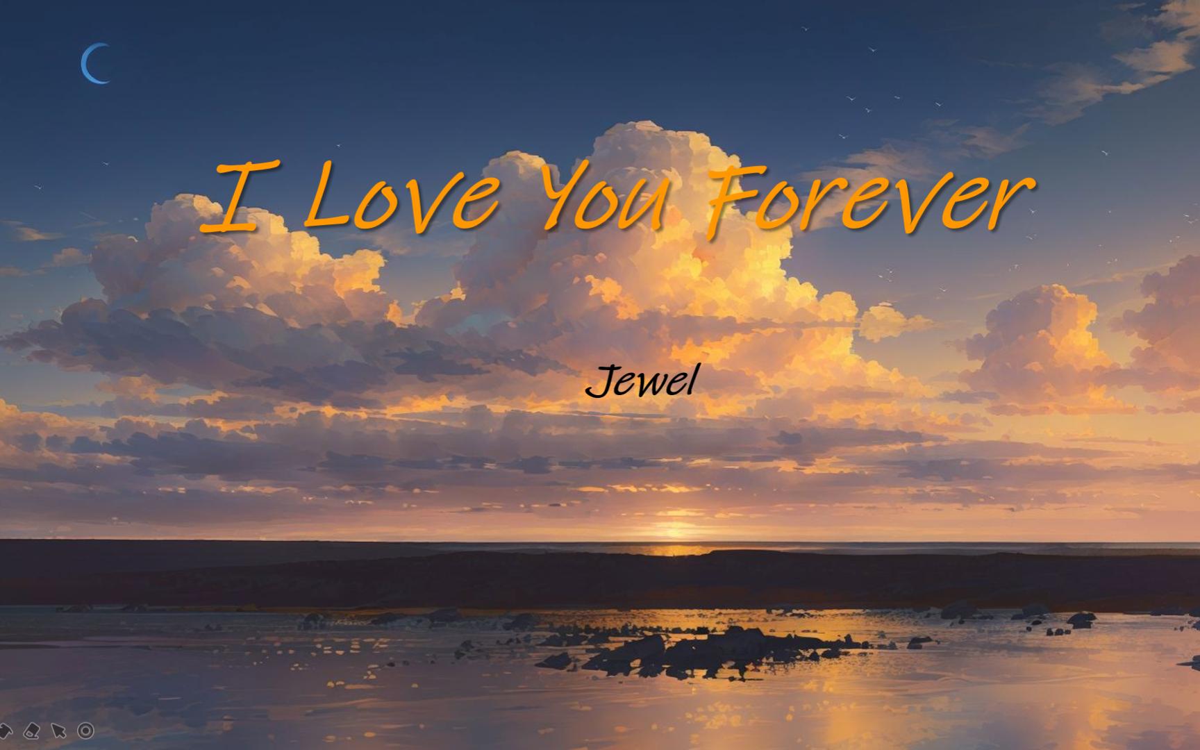 [图]『I Love You Forever』“光是听着就感觉已经恋爱了”