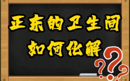 正东的卫生间如何化解哔哩哔哩bilibili