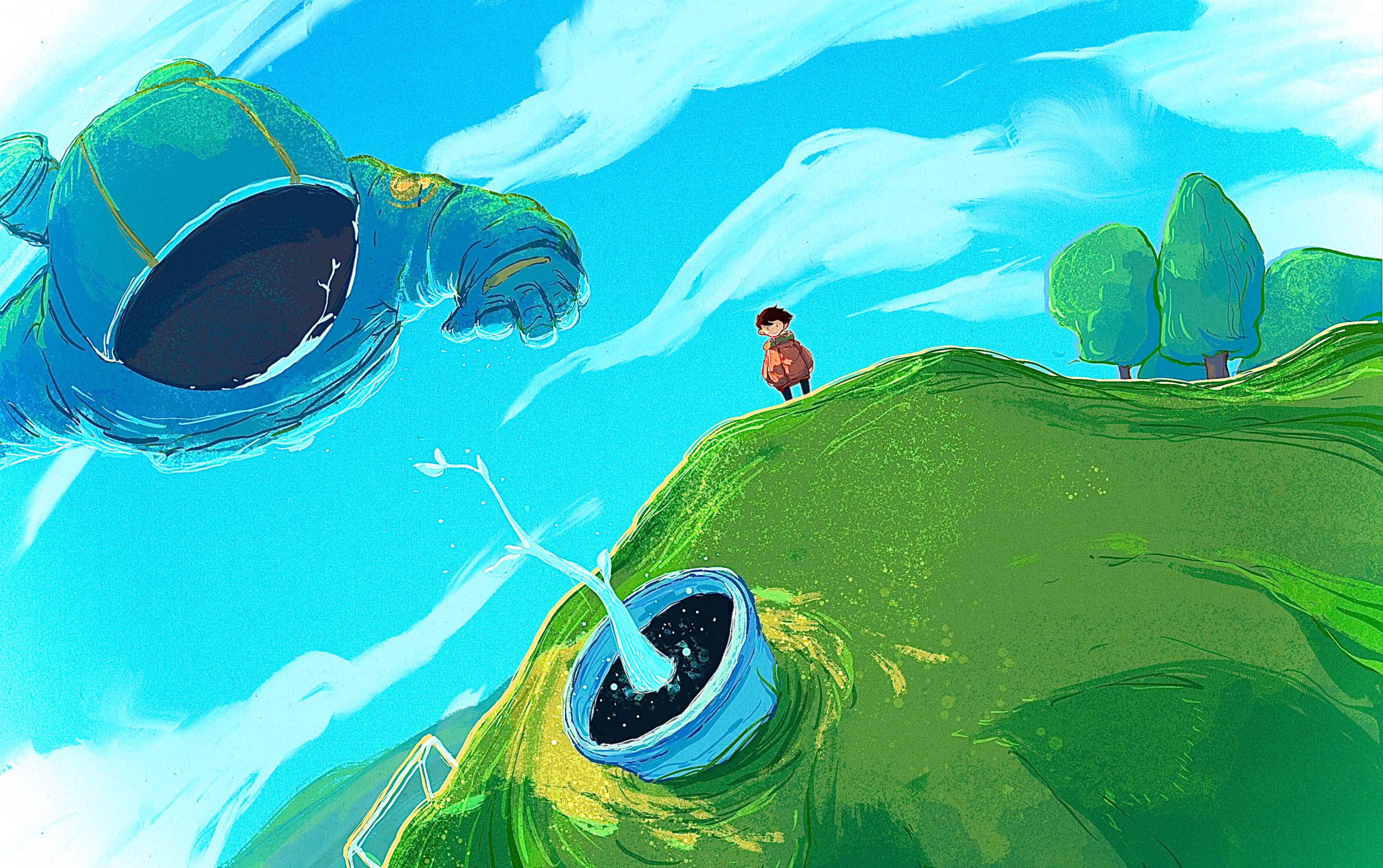 【ipad procreate】——从前的故事