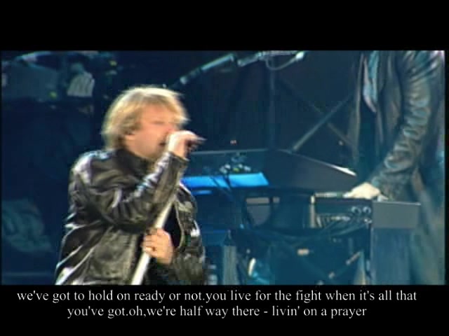 [图]living on a prayer bon jovi 2000 Zurich