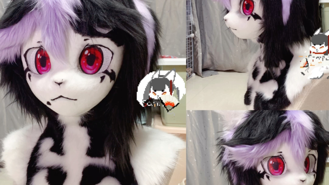 【 fursuit 】—— 骷髅兔子展示哔哩哔哩bilibili