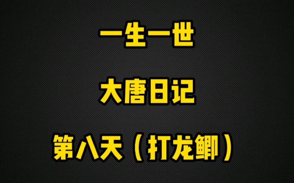 梦幻西游新区一生一世大唐日记第八天,打个龙鲫.哔哩哔哩bilibili梦幻西游