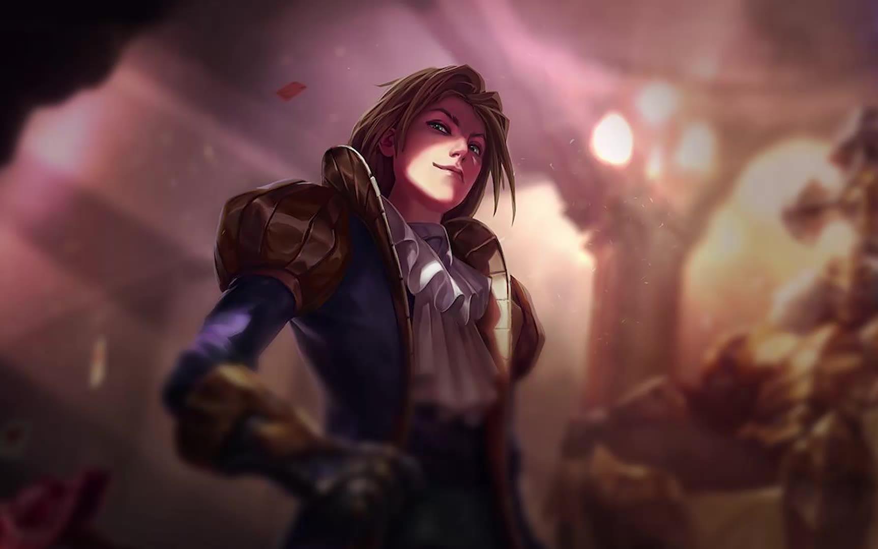 伊泽瑞尔  黑桃皇牌皮肤 最帅的男人变身华丽的贵族子弟