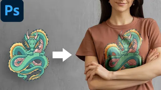 将设计放在 T 恤上的最现实方式！- Photoshop教程