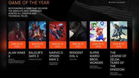 The Game Awards 2023: Live Nomination Announcement 