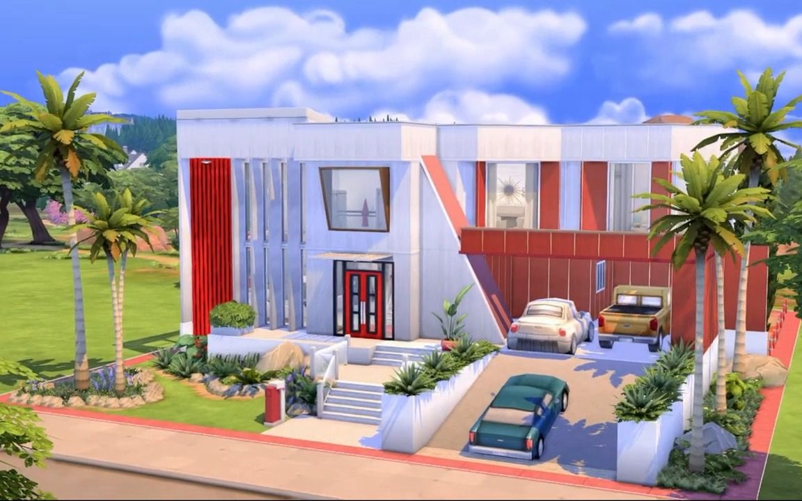 【象象搬运】模拟人生4速建74 白羊座的理想房子40x30 by houses of