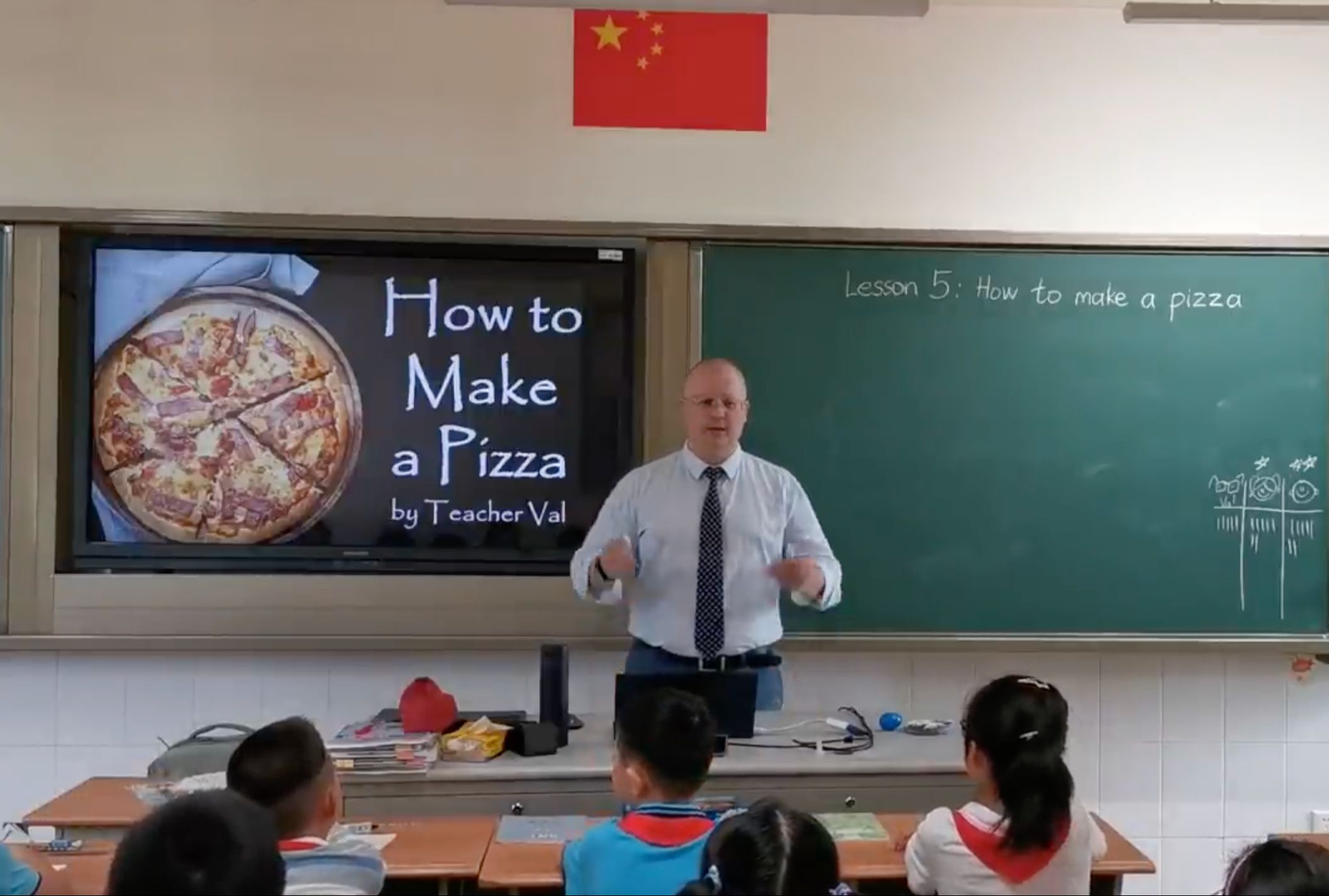 油管搬运|超有趣的小学外教阅读课【如何制作披萨】How to Make a Pizza𐟍•哔哩哔哩bilibili