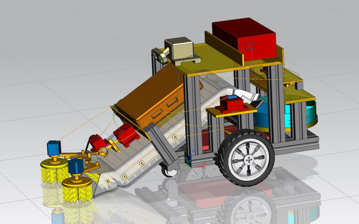 垃圾智能分类小车模型
