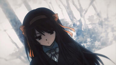 大萌神】浮世絵木版画『桜下傘持美人長門有希』_哔哩哔哩_bilibili
