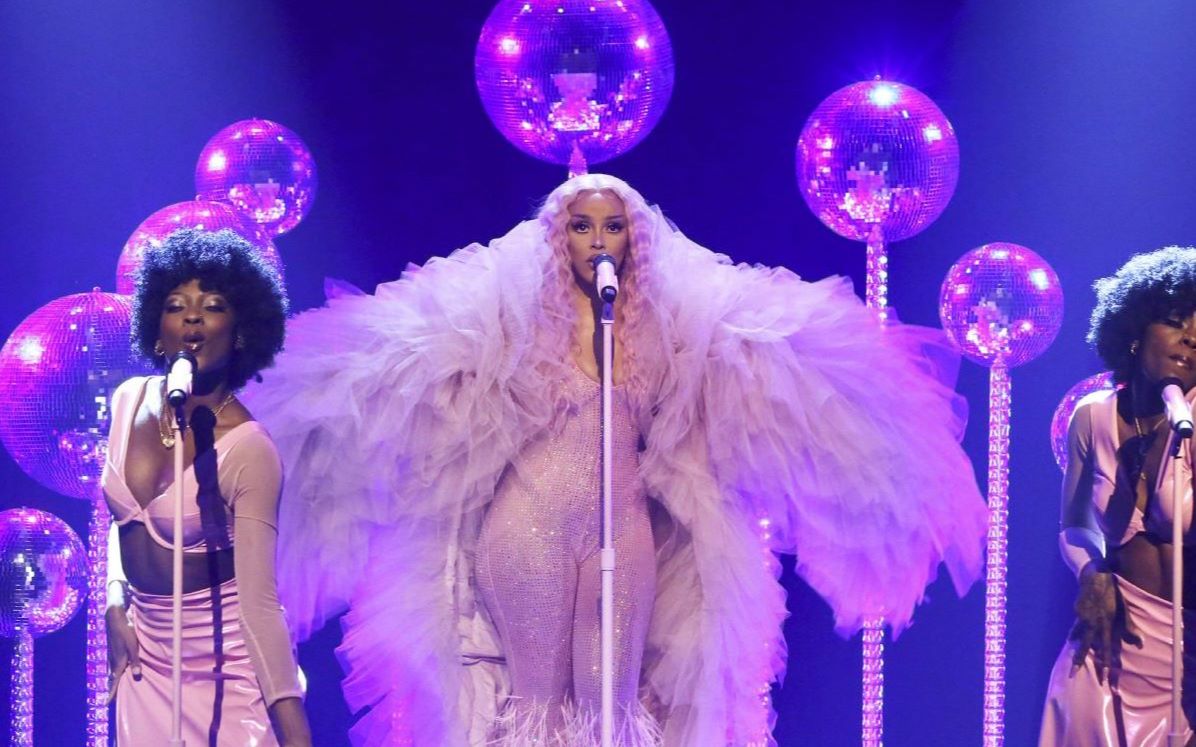 【英字|现场】豆荚猫doja cat - say so (live @吉米肥伦秀 2020)