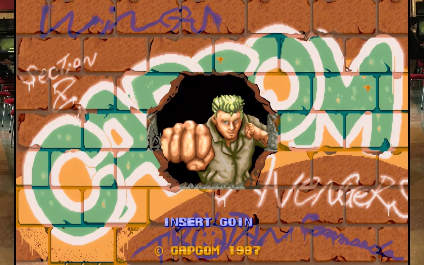 童年街机 初代街头霸王白人隆通关!搓个升龙如此之难!