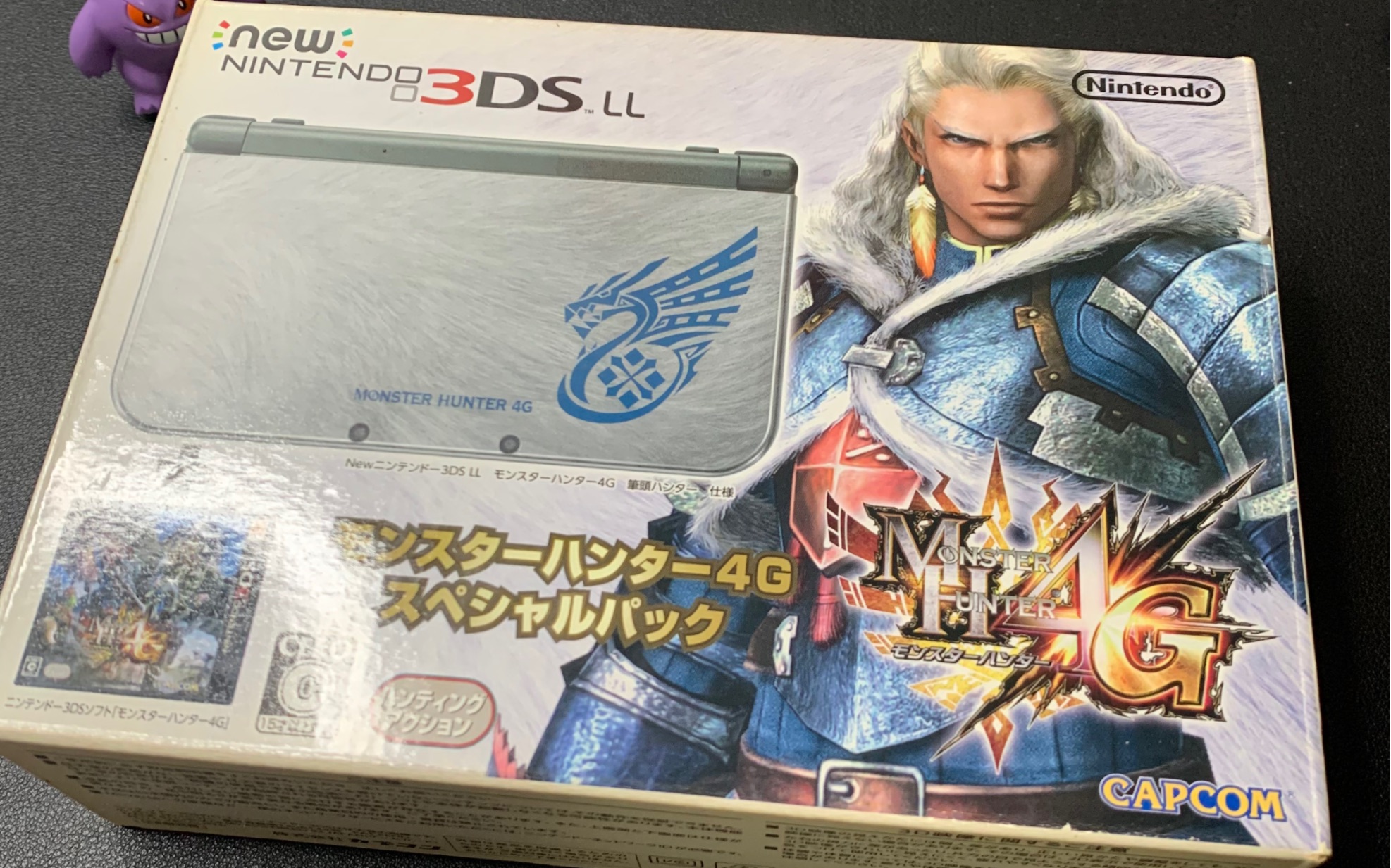 【3ds开箱】怪物猎人4g新大三限定 new3dsll怪物猎人4g限定