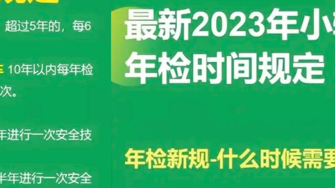 2023年车辆年检新规,快来看看你的车是多少年一检.#汽车服务 #专业的事交给专业的人 #车主注意哔哩哔哩bilibili