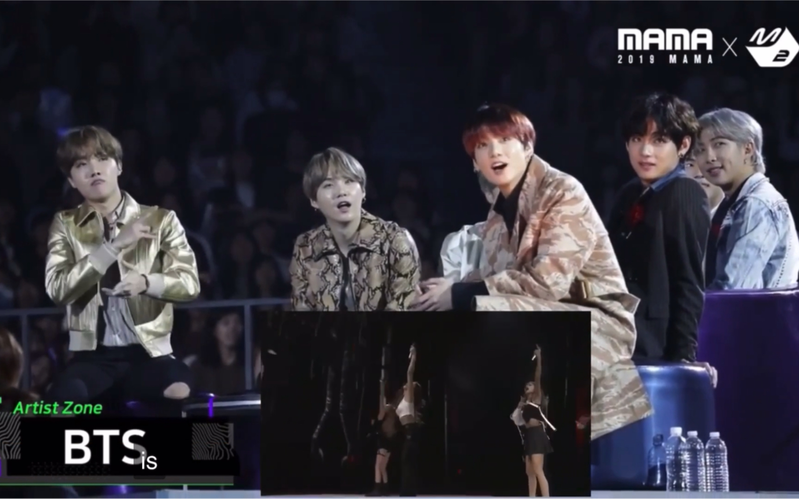 btsreactionblackpink直拍舞台现场