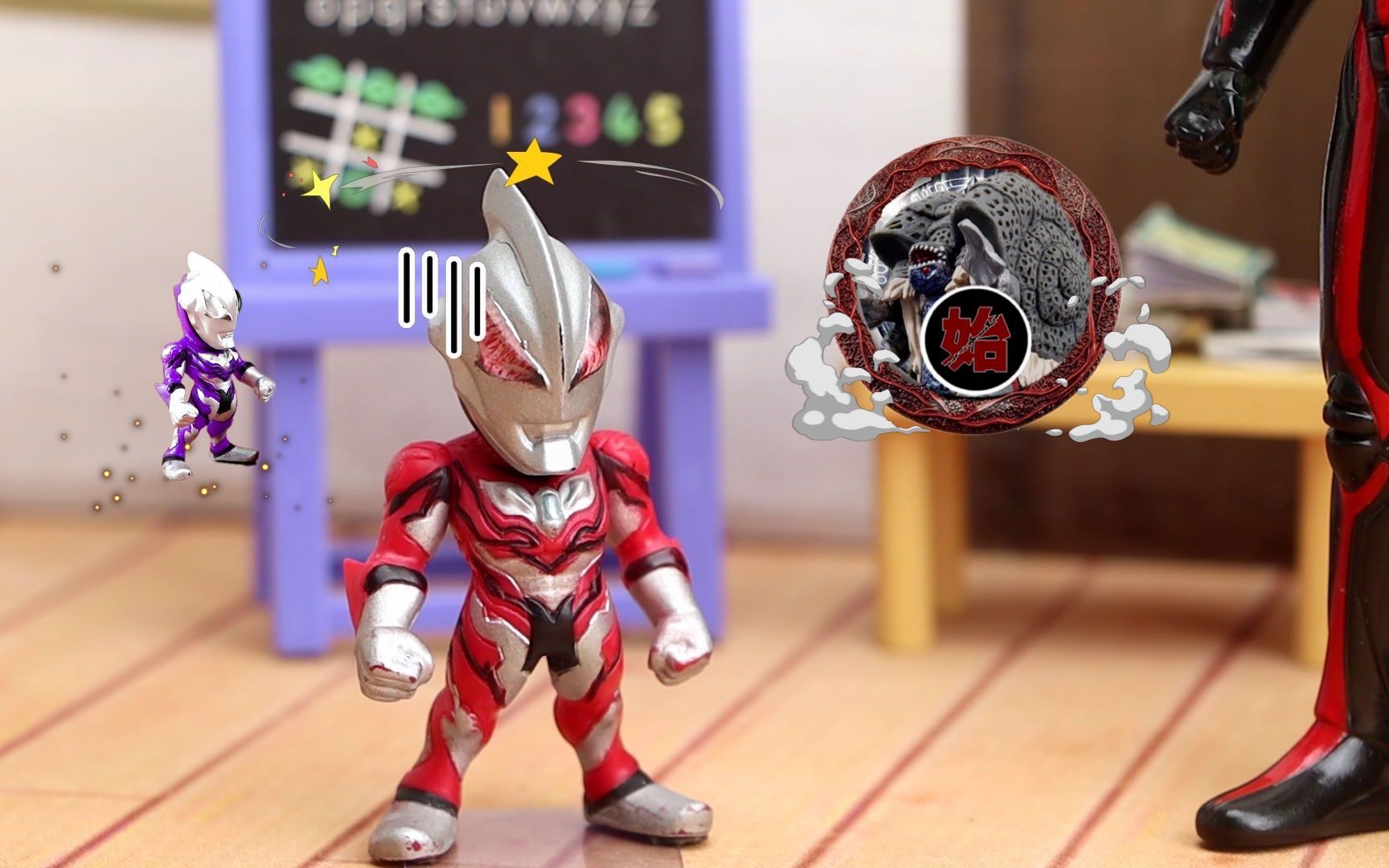 神秘始元素八,天才奥特曼,小捷德要参加宇宙数学竞赛了