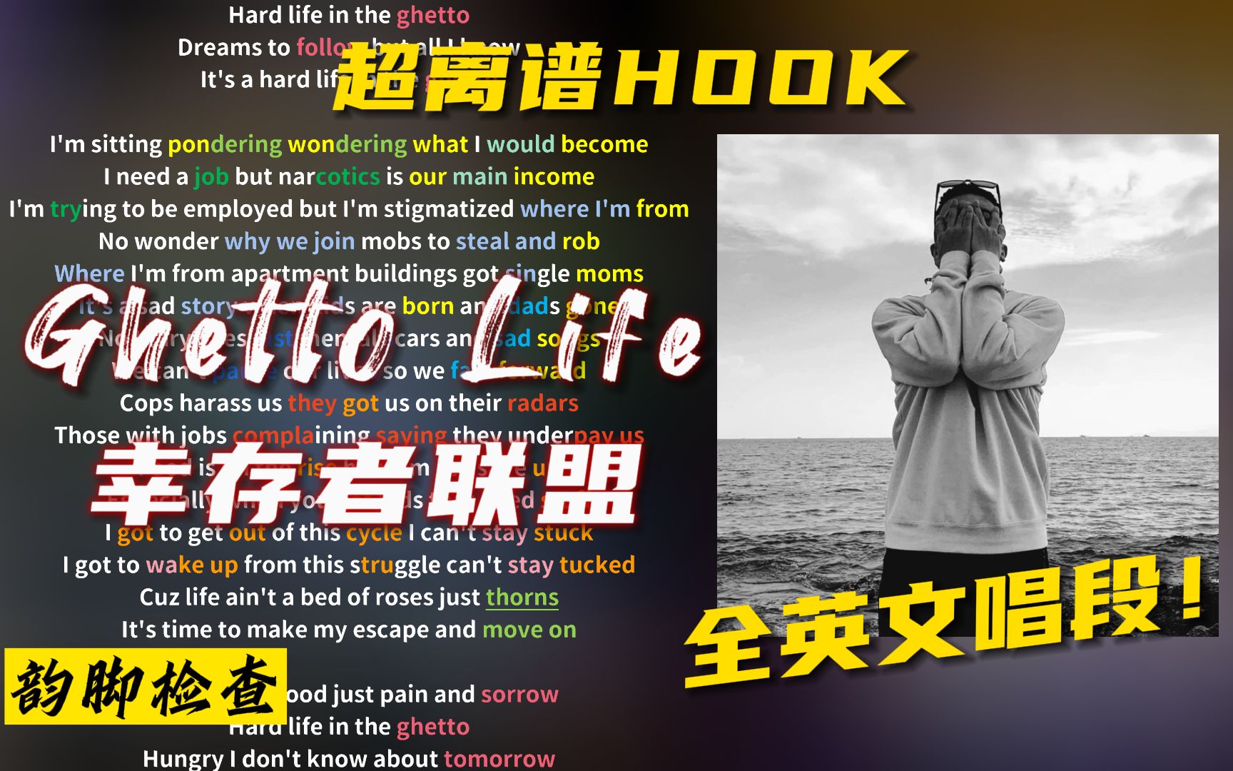 [图]又一首神曲？幸存者联盟 - Ghetto Life【韵检/机翻】“Hard life in the ghetto”