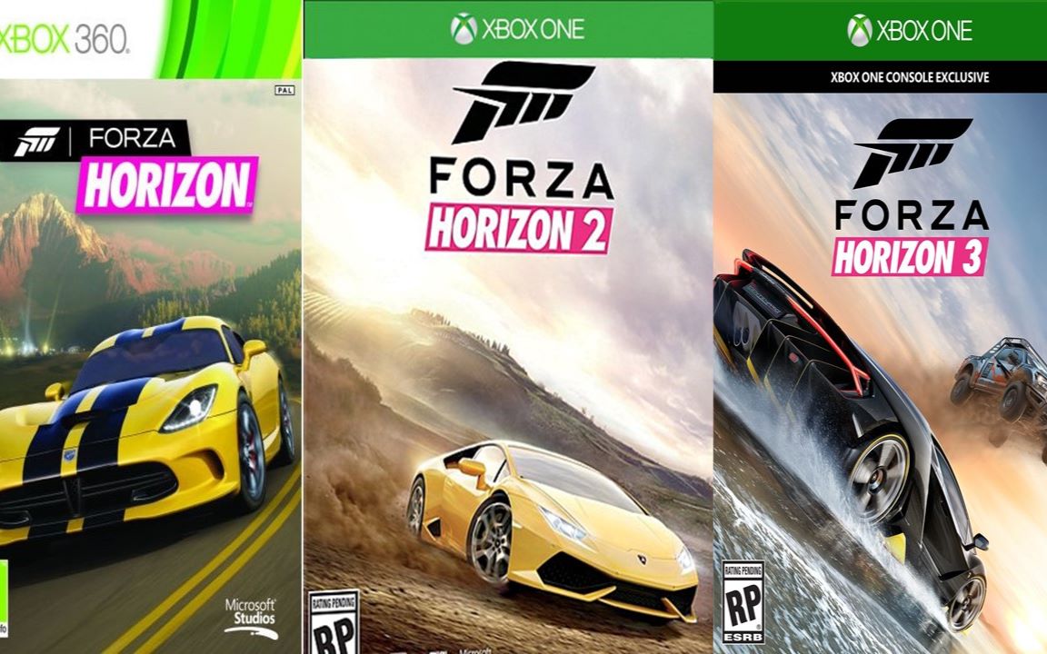 [图]微软Forza Horizon（1-3代）全系列E3与发售宣传片合集