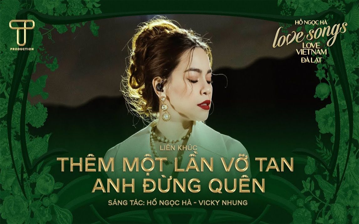 [图]Hồ Ngọc Hà - LK Thêm Một Lần Vỡ Tan & Anh Đừng Quên