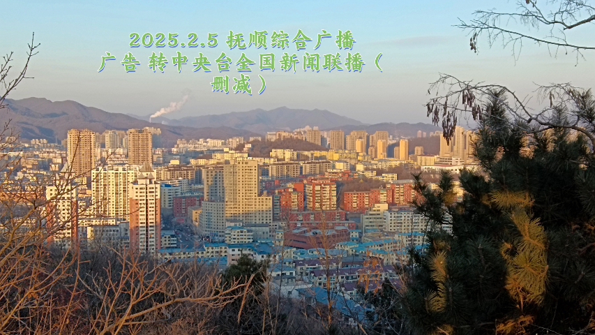 【广播电视】2025.2.5 抚顺综合广播 广告 转中央台全国新闻联播(删减)哔哩哔哩bilibili