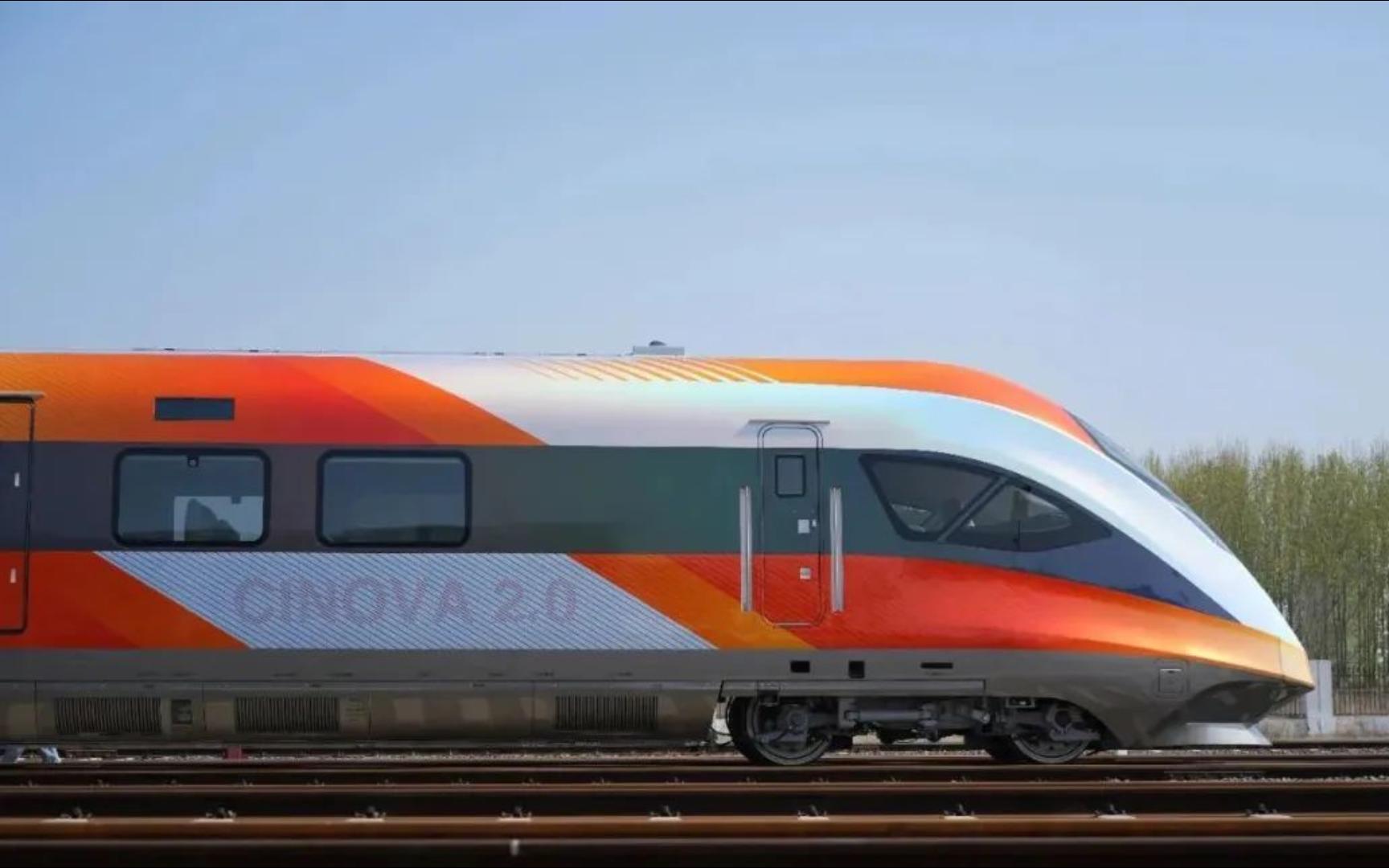 我国新型城际市域智能列车问世