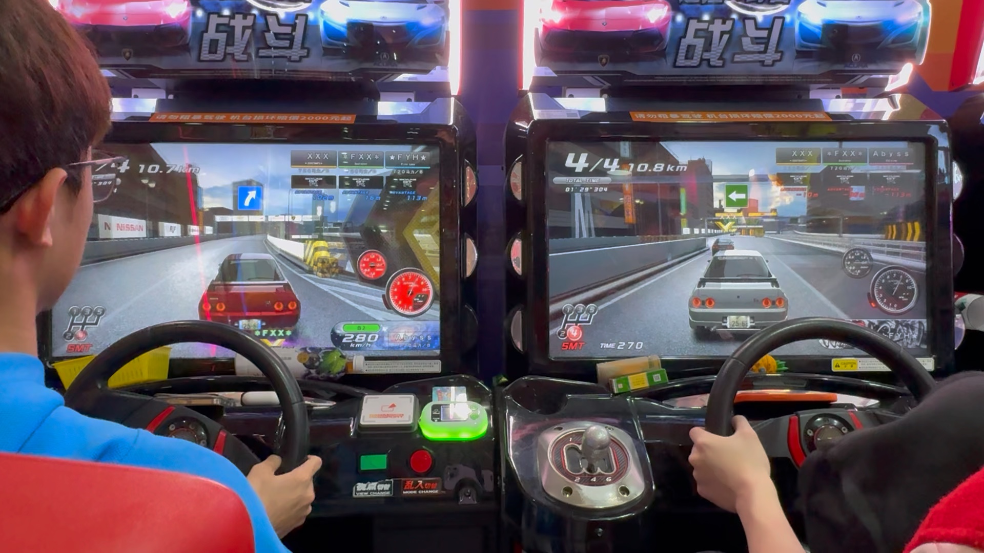 【湾岸5dx 】沈阳中街元旦2v2 r32好硬 比我都硬