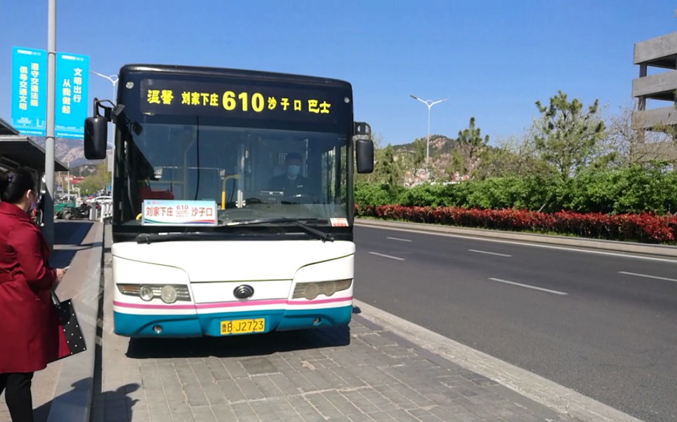 青岛公交温馨巴士610路(沙子口—刘家下庄)8倍速