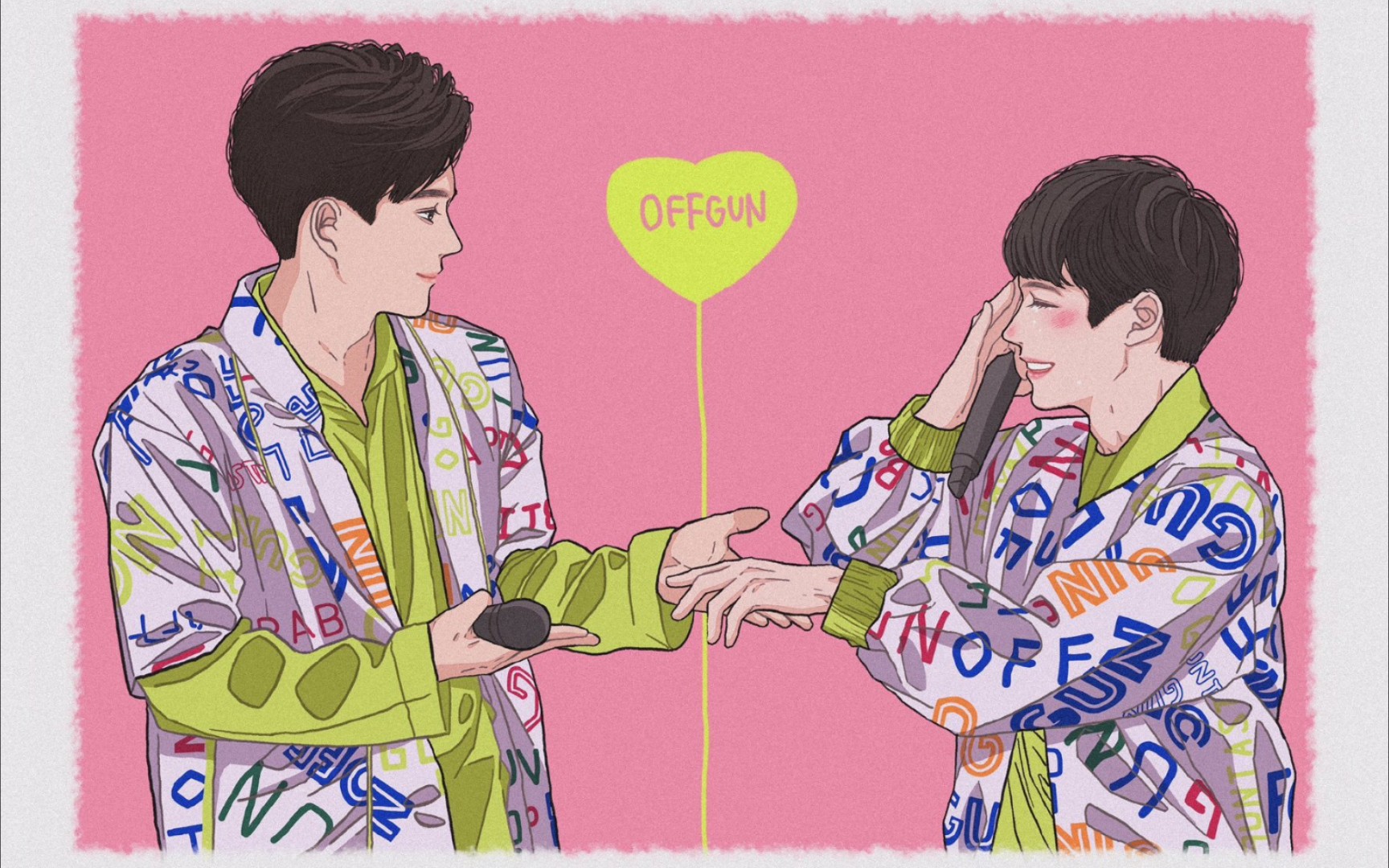 「offgun」阿塔潘:我不会说话,但我知道和你在一起的每一天过得都很