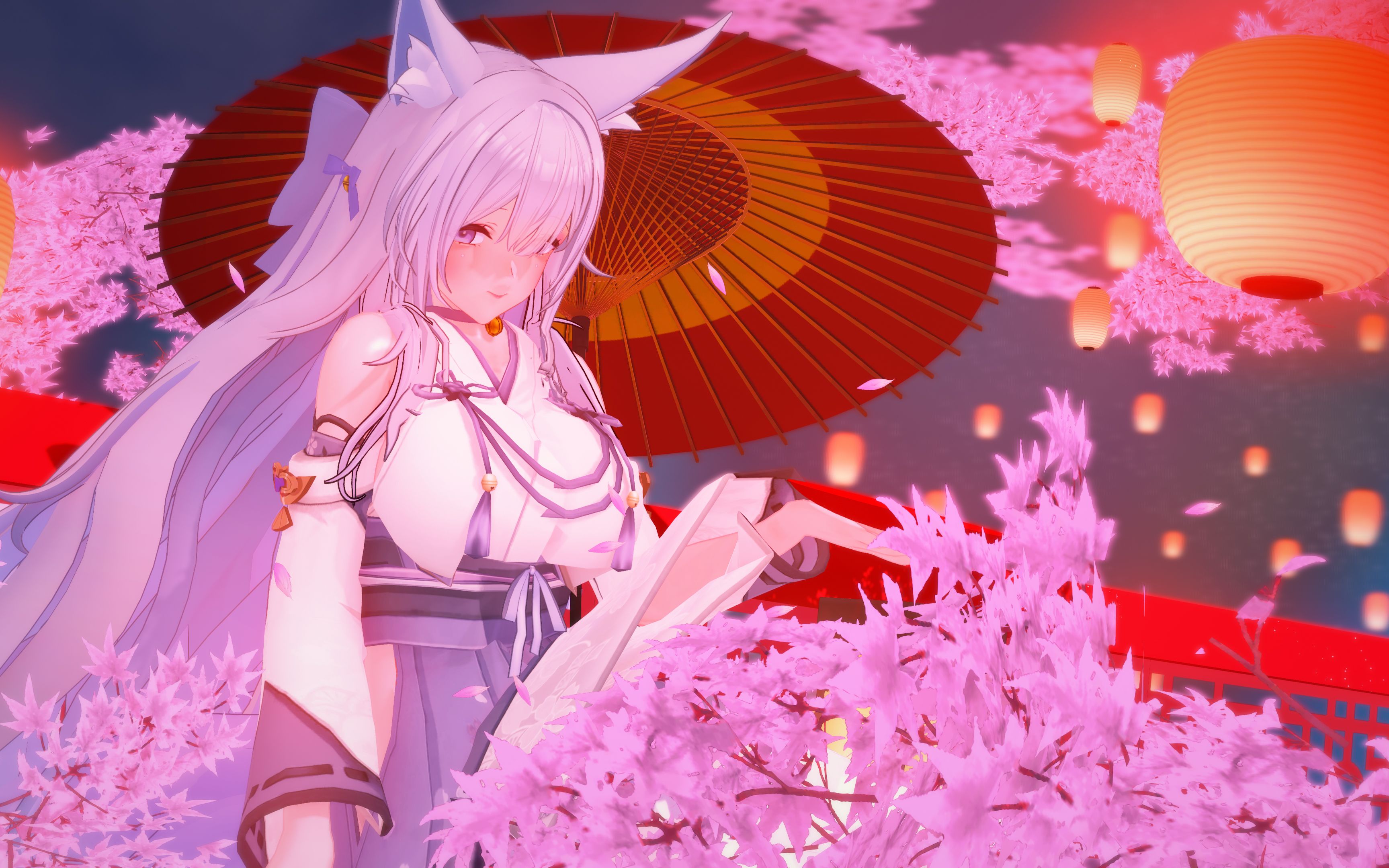 巫女信浓小姐 【mmd】 让其响彻