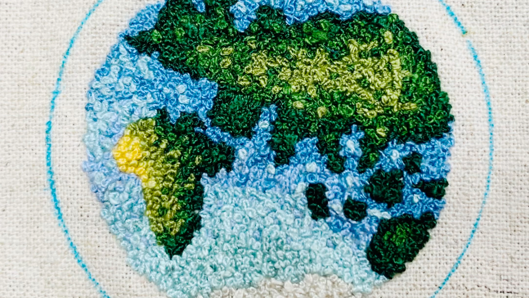 【刺绣】地球
