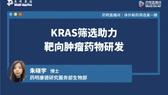 体外新药筛选系列(一)：KRAS筛选助力靶向肿瘤药物研发