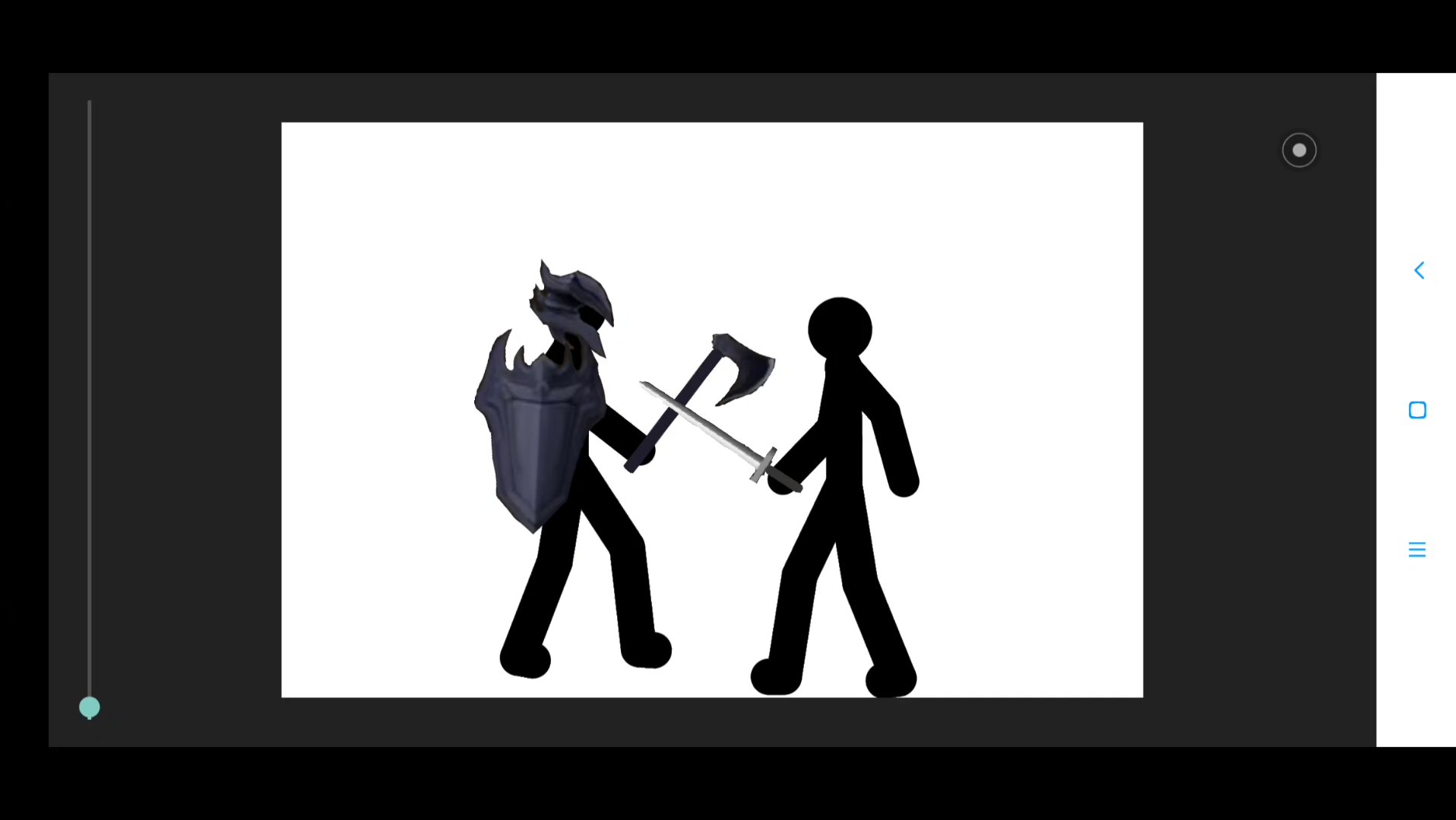 火柴人战争帝国动画:黑骑士处决剑士动画1