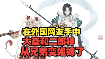 Descargar video: 【推特】大圣和二郎神被外国网友娘化二创，直接从兄弟变成姐妹了