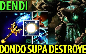 Dendi【小小】750攻击&100%分裂攻击&过载巨魔大!►疯狂伤害机器!!Dota2哔哩哔哩bilibili