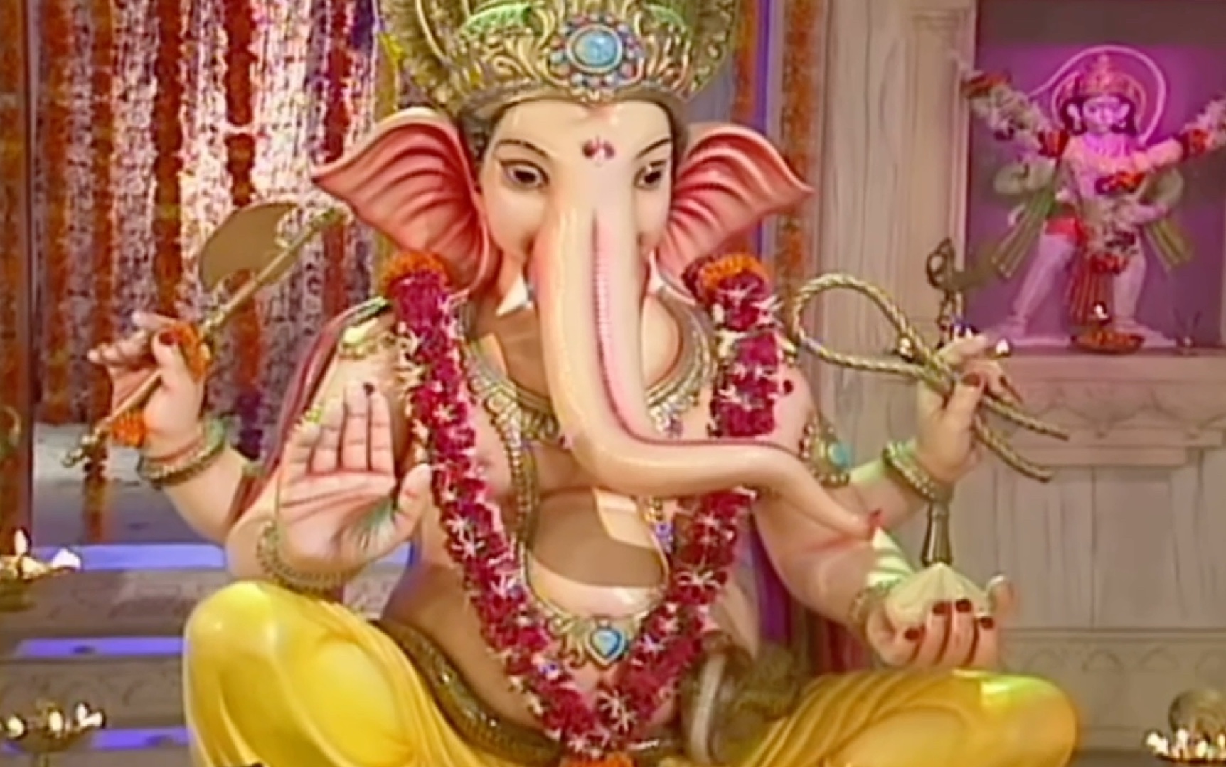 【印度歌舞】经典象头神arti歌曲 shendur laal chadhayo