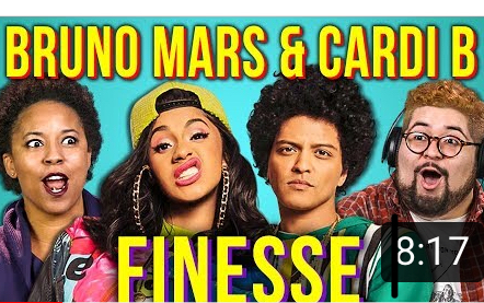 中字首发美国成人评价火星哥bruno新歌finessefeatcardib致敬经典喜剧